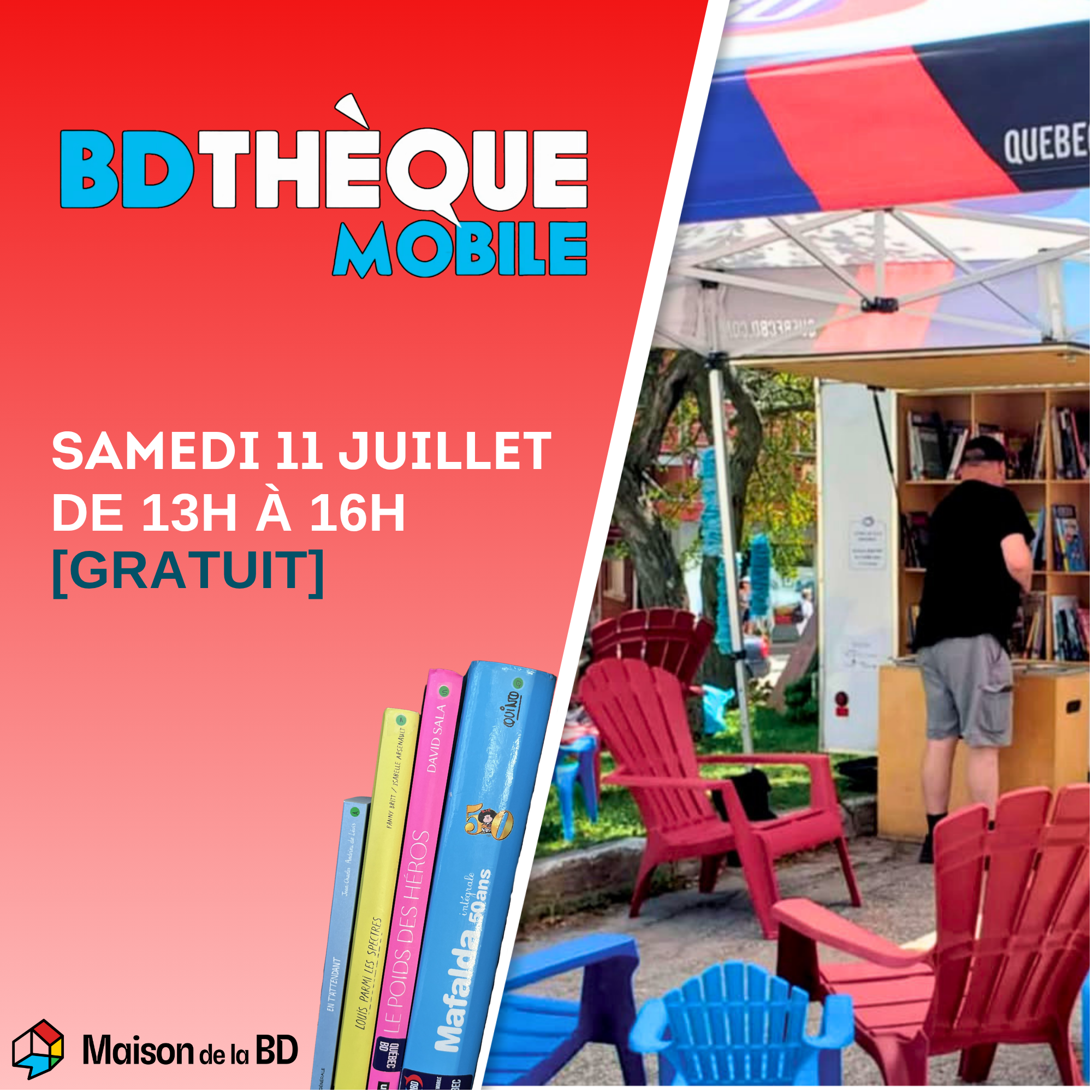 La BDthèque mobile s'invite à la MBD !