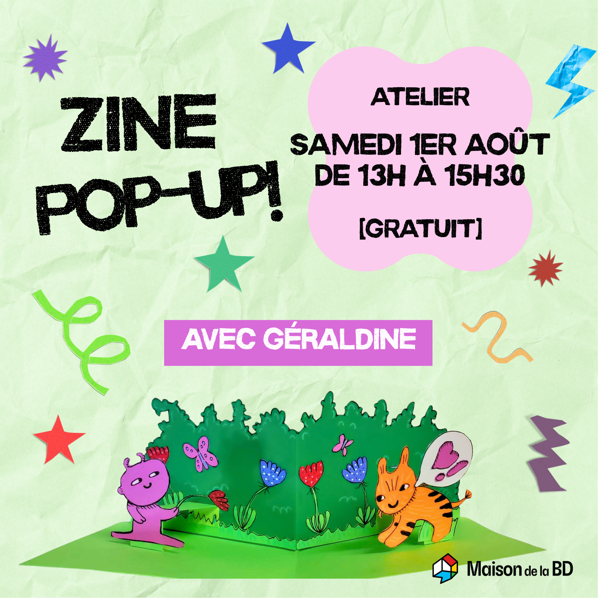 [ ATELIER ] Zine pop-up avec Géraldine !