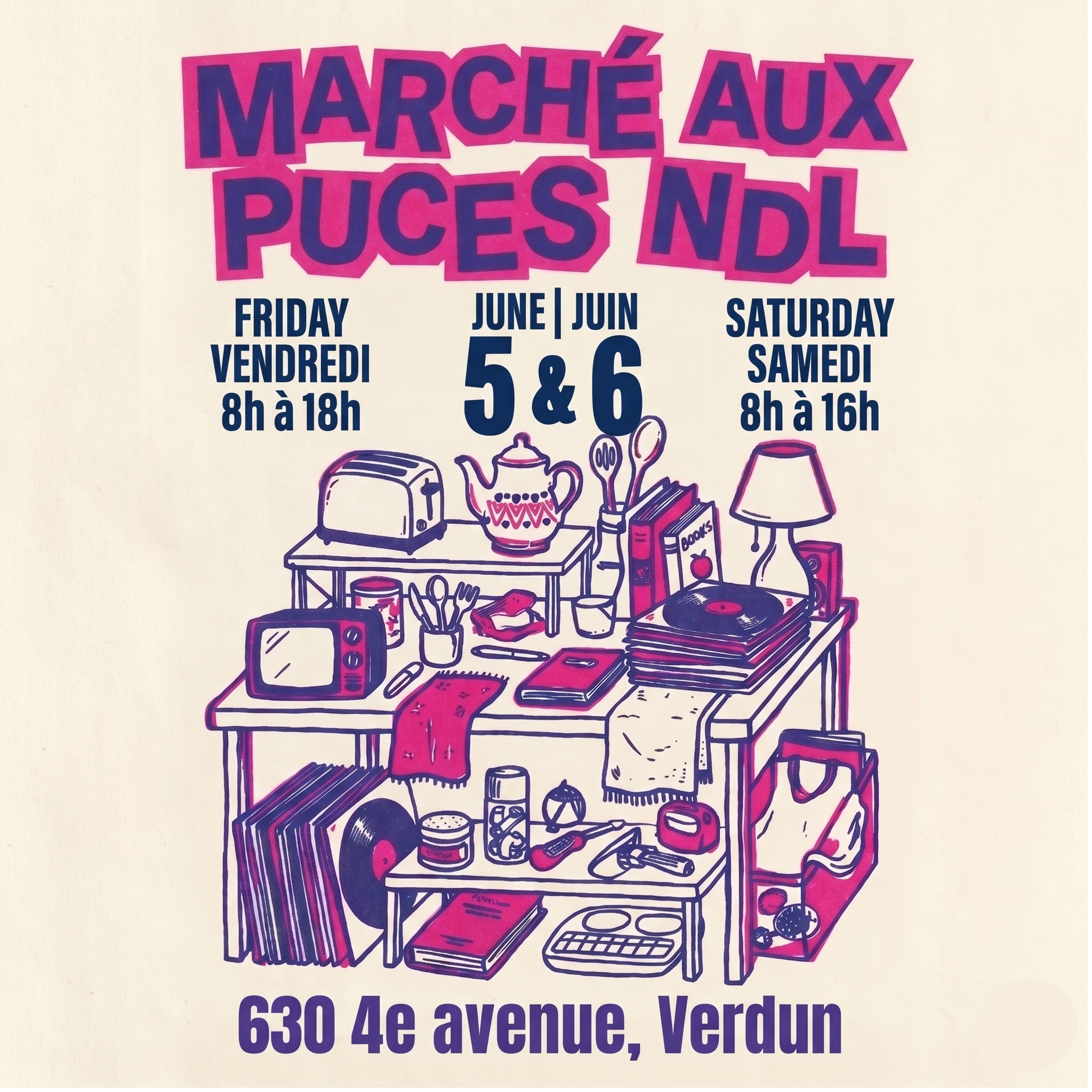 Marché aux puces NDL à Verdun