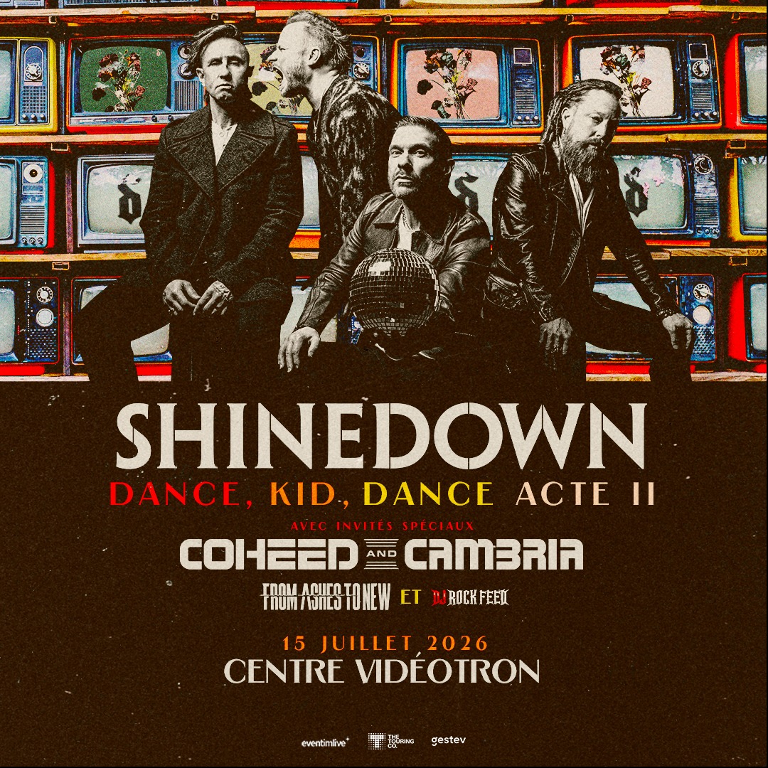 SHINEDOWN au Centre Vidéotron