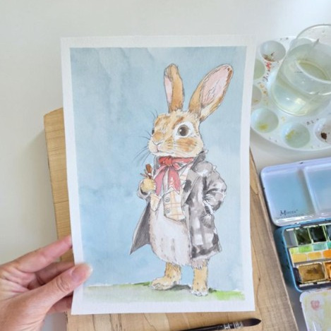 Introduction à l'aquarelle selon l'univers de Béatrix Potter