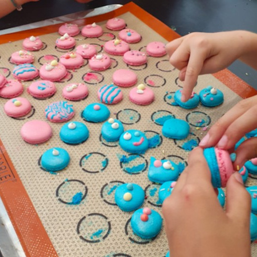Fabrication de macaron Parent-Enfant