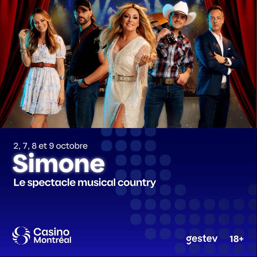 Simone, Le Spectacle Musical Country à Montréal