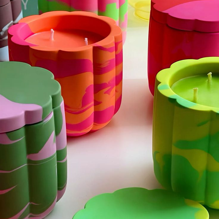 Atelier Fabrication d'un pot en éco-résine et coulage d'une chandelle