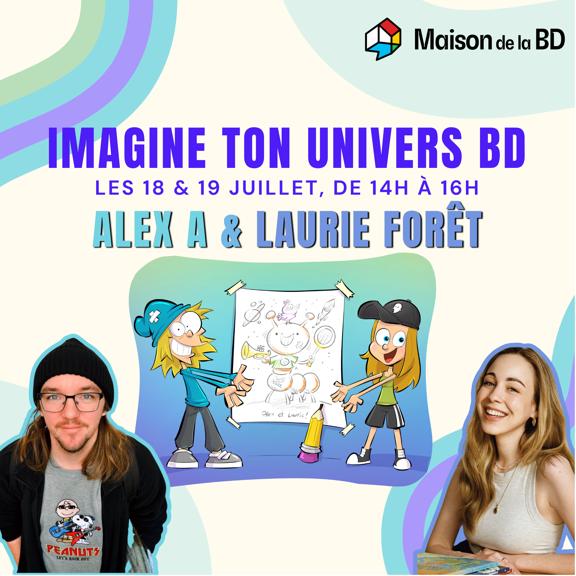 ATELIER | Imagine ton univers BD avec Alex A. & Laurie Forêt