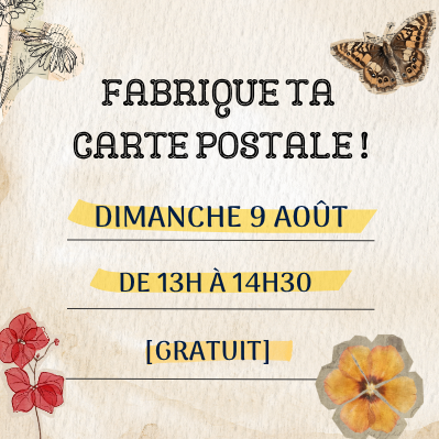Fabrique ta carte postale !
