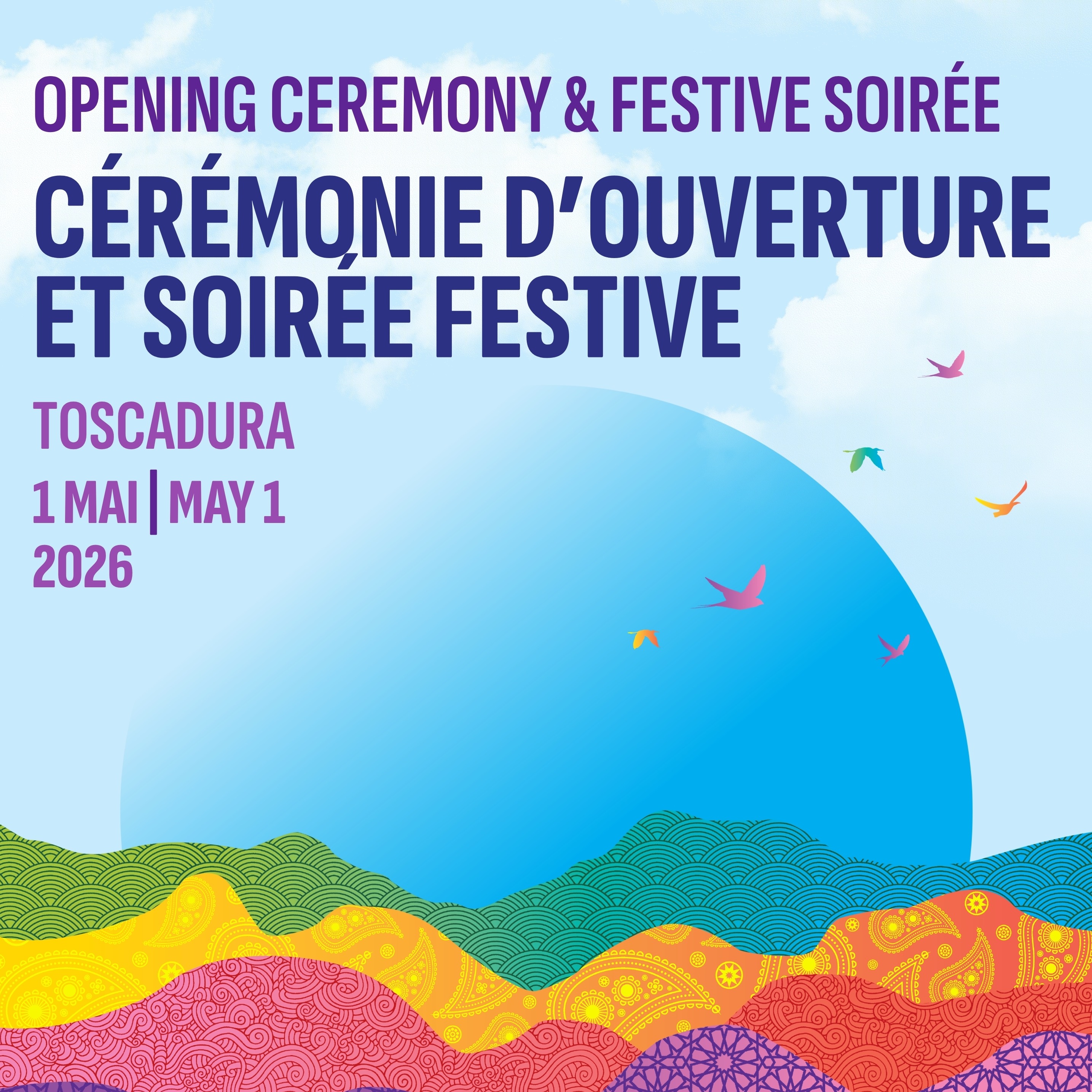 Cérémonie d’ouverture et soirée festive