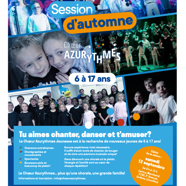 Chorale jeunes inscription