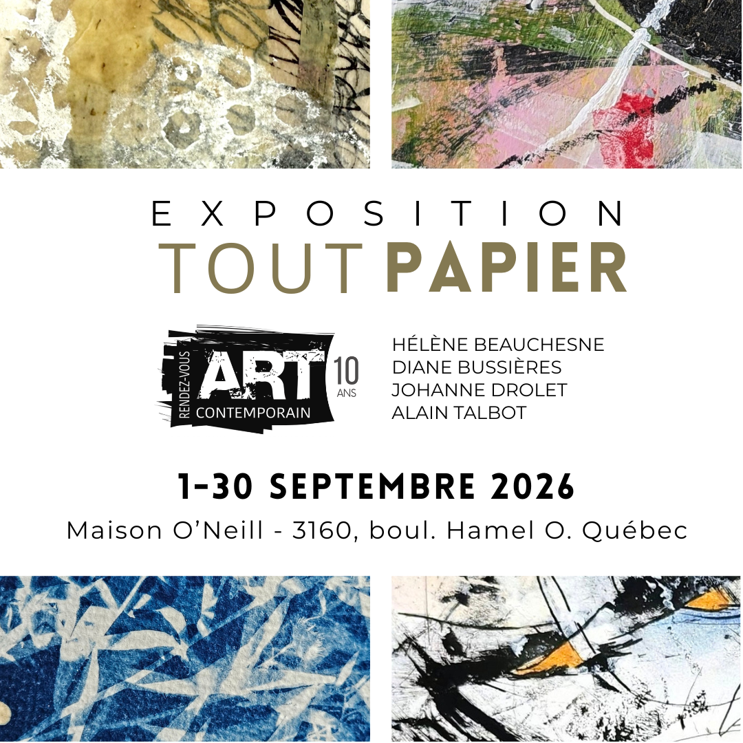 Exposition Septembre 2026 - TOUT PAPIER