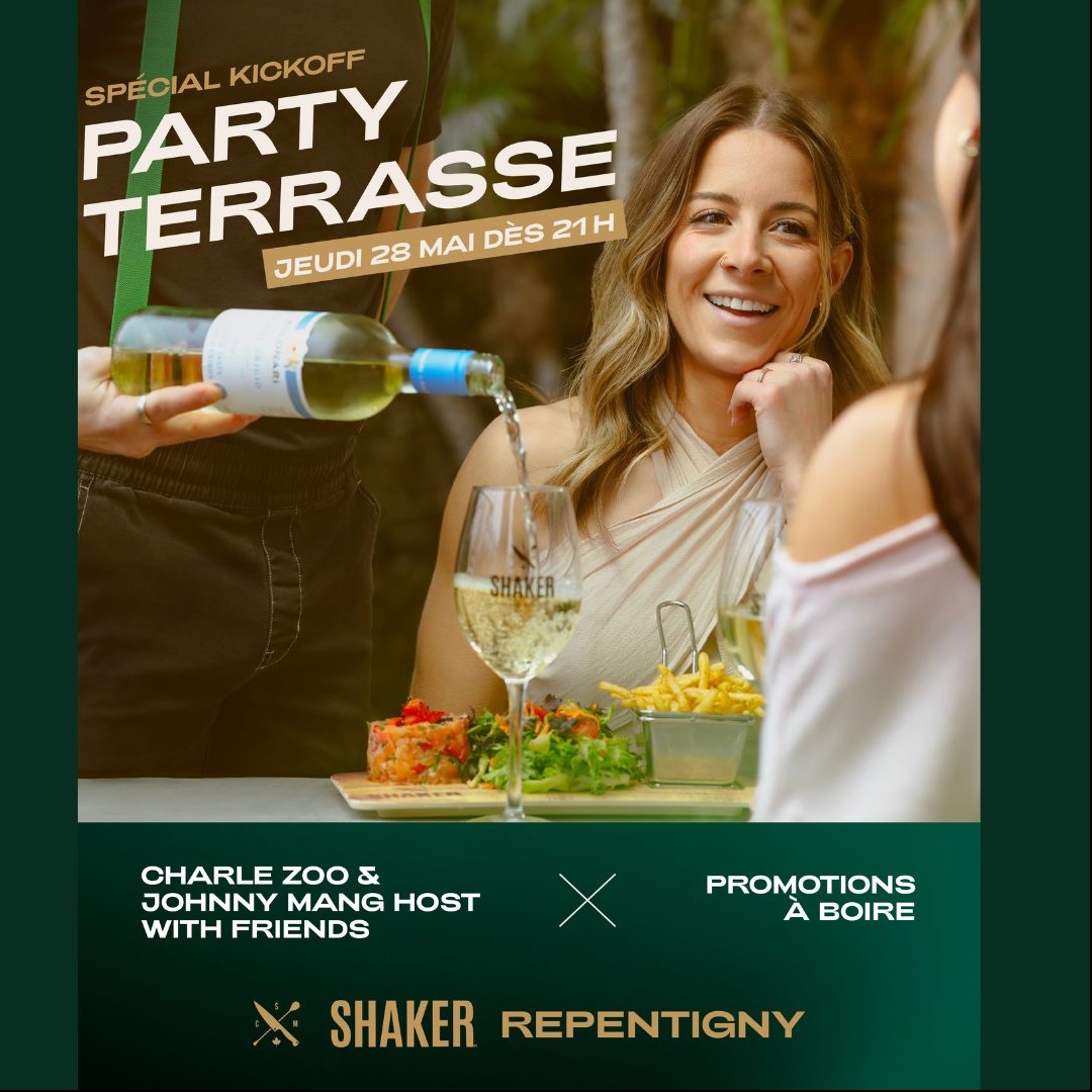 Party terrasse - Shaker Repentigny
