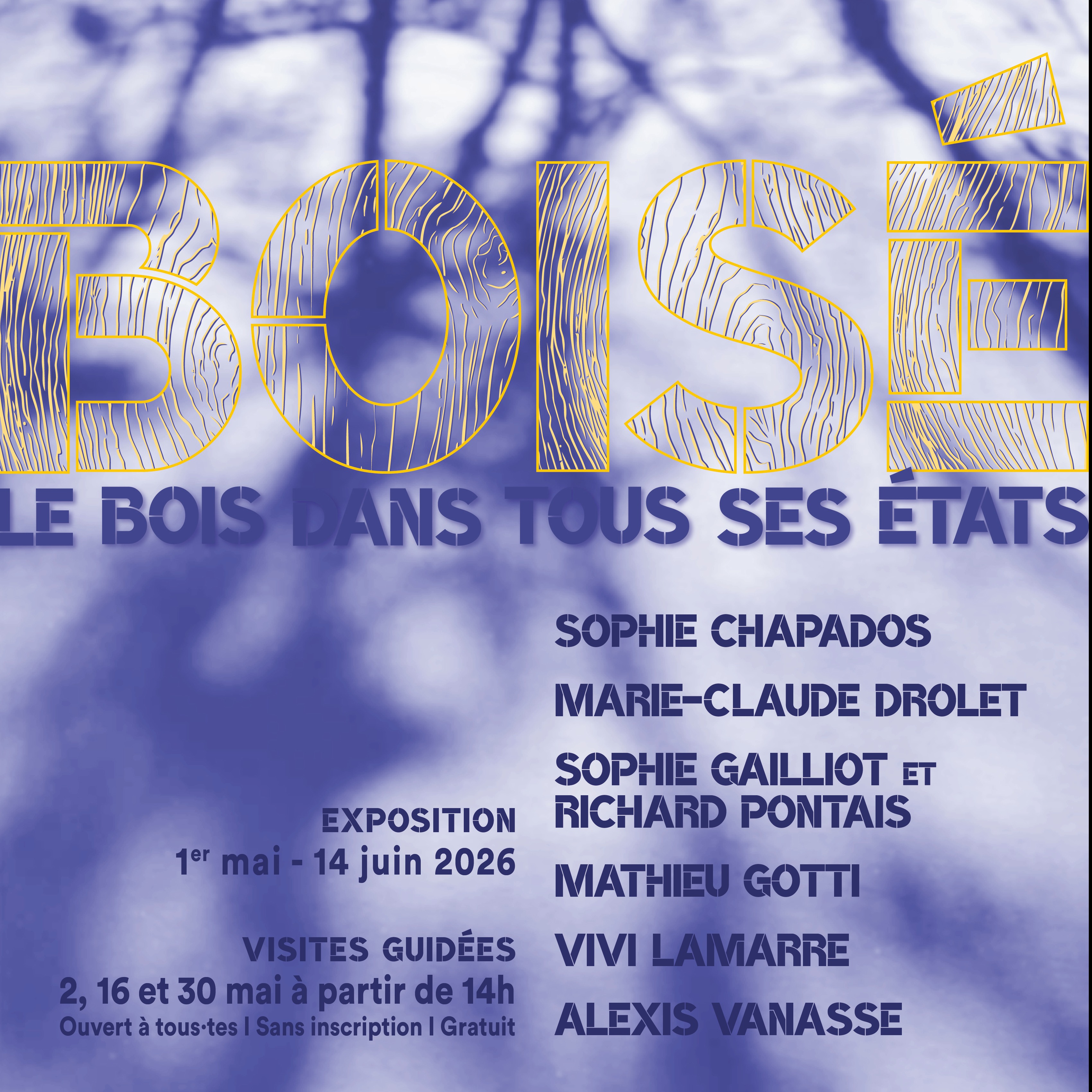 Expositié BOISÉ - le bois dans tous ses états