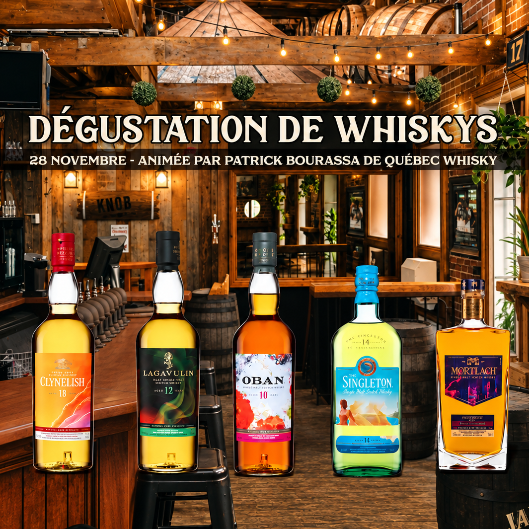 Dégustation de whiskys