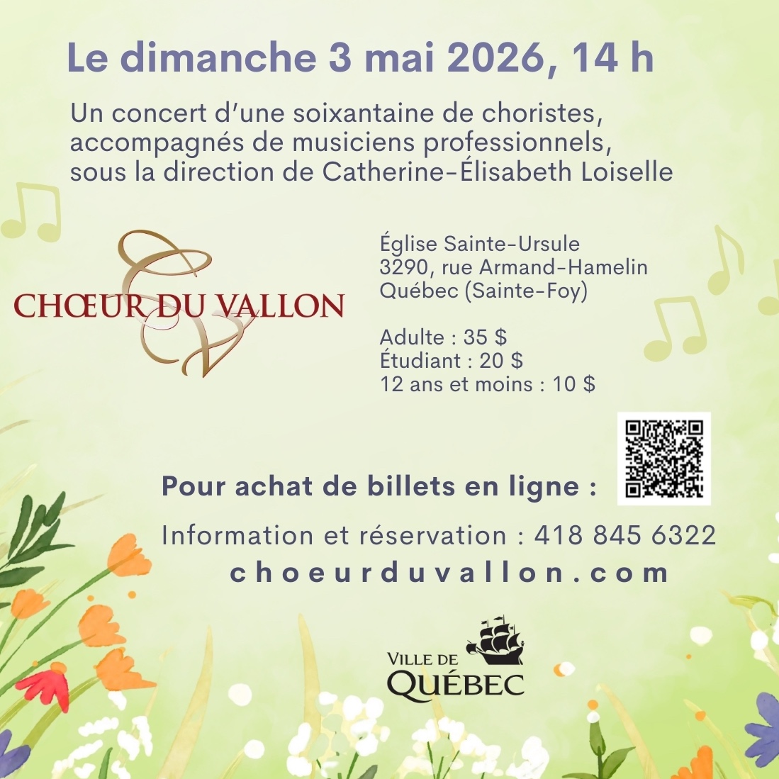 Concert du Choeur du Vallon