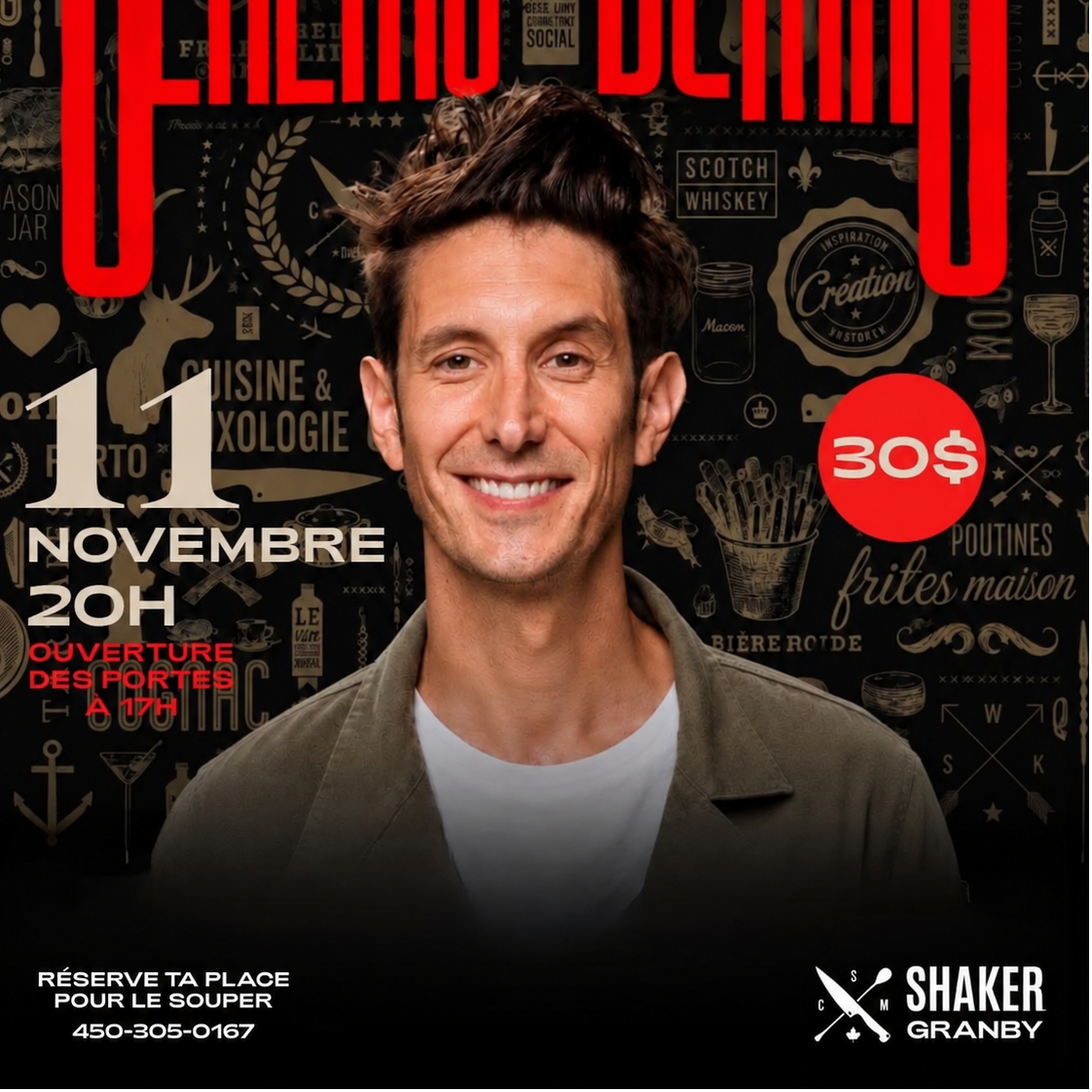 Jérémy Demay en rodage au Shaker de Granby