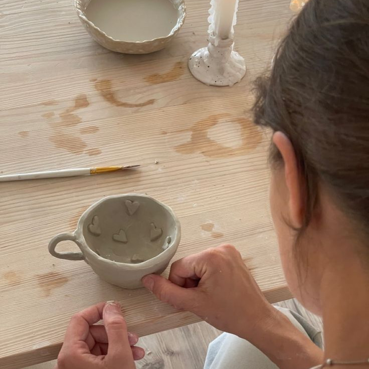 Atelier fabrication de sa tasse en argile