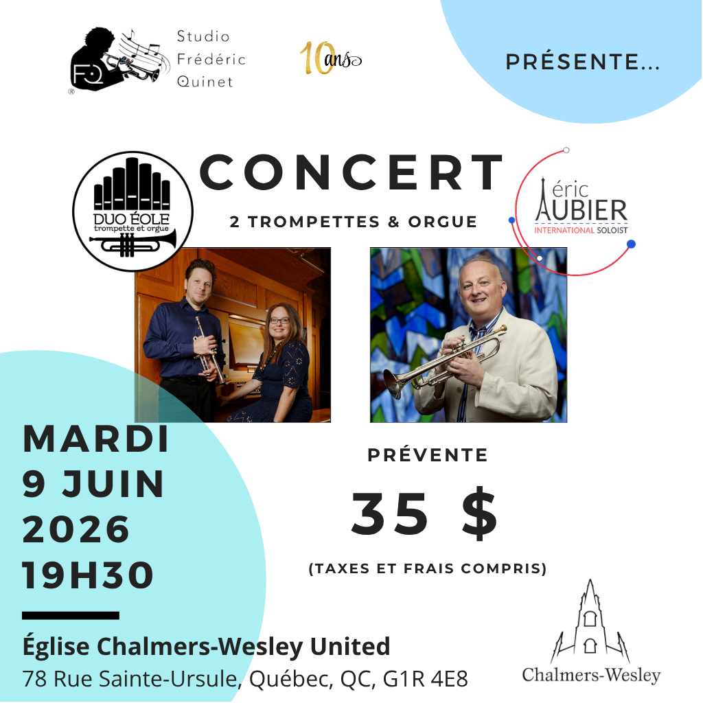 Concert Éric Aubier et Duo Éole.