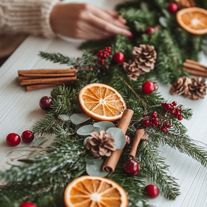Atelier Création d'un centre de table de Noël