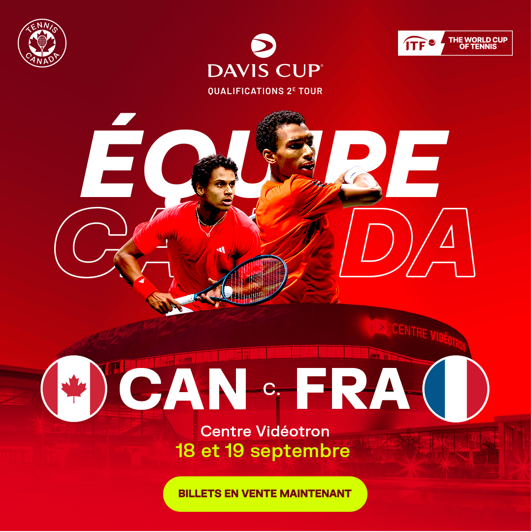 La Coupe du monde de Tennis arrive à Québec