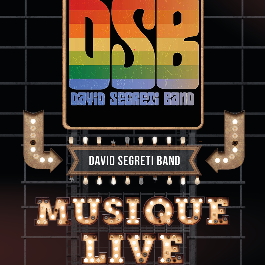 David Segreti. Musique live. Blues rock