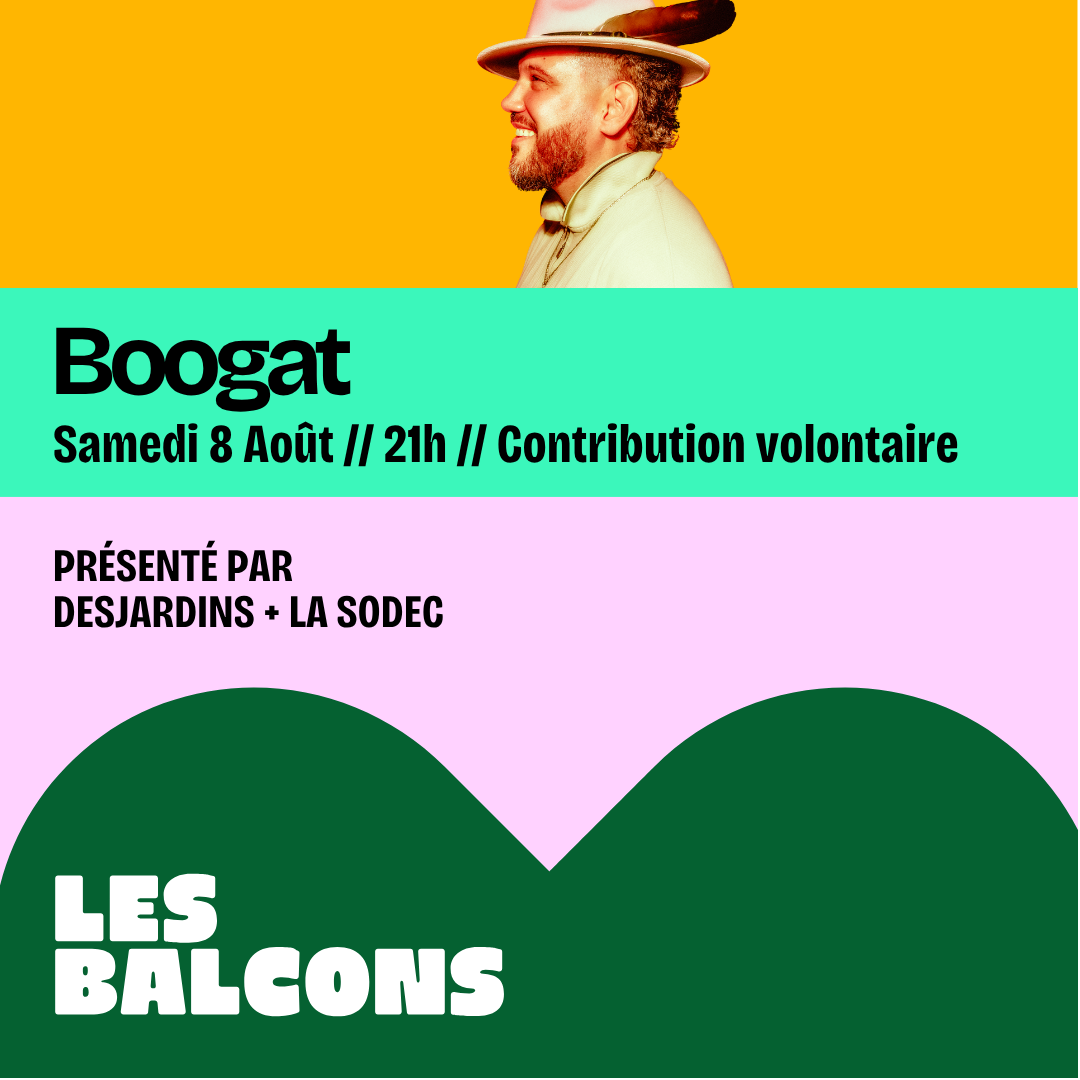 Boogat at the Balcons