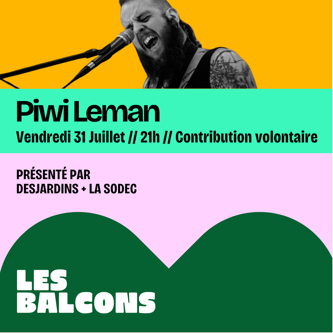 Piwi Leman at Les Balcons