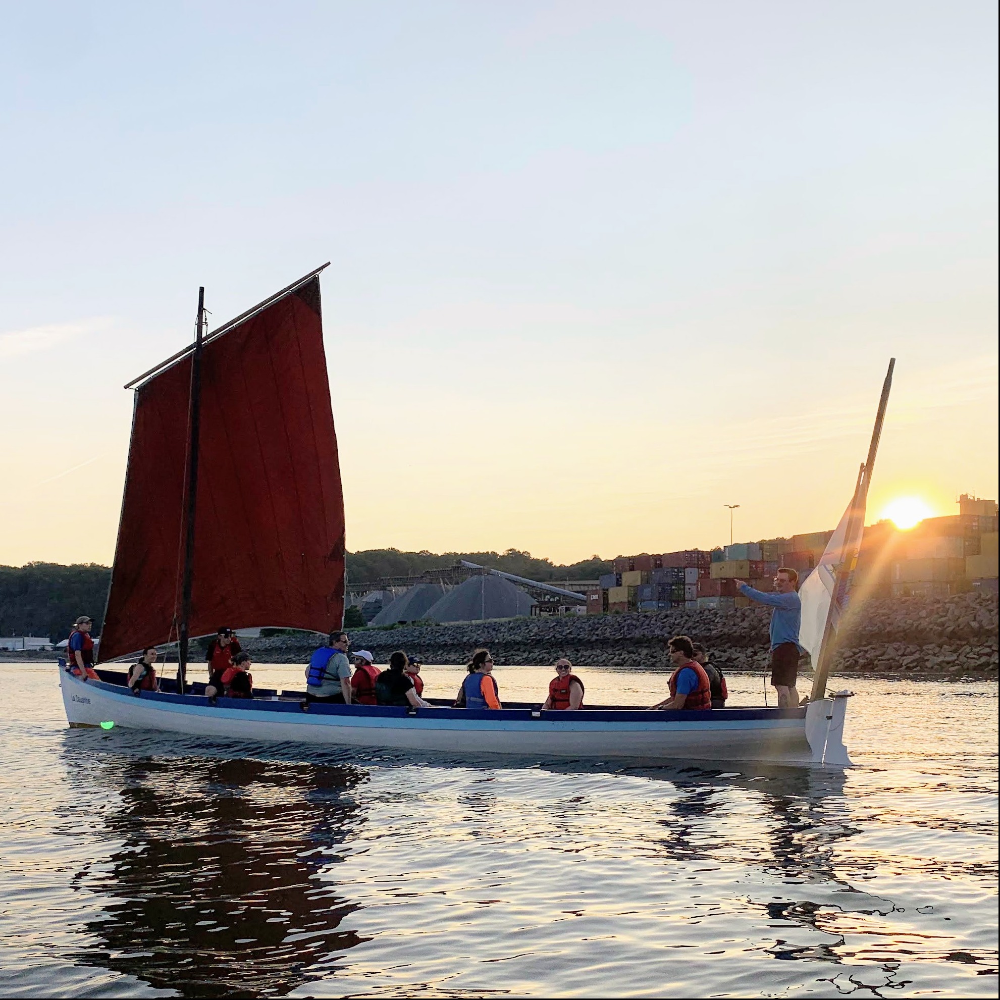 Initiation voile-aviron en yole sur le fleuve St-Laurent