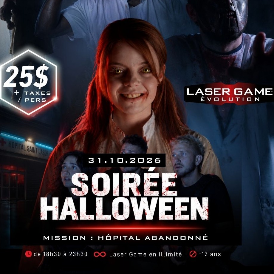 Soirée halloween Laser Game