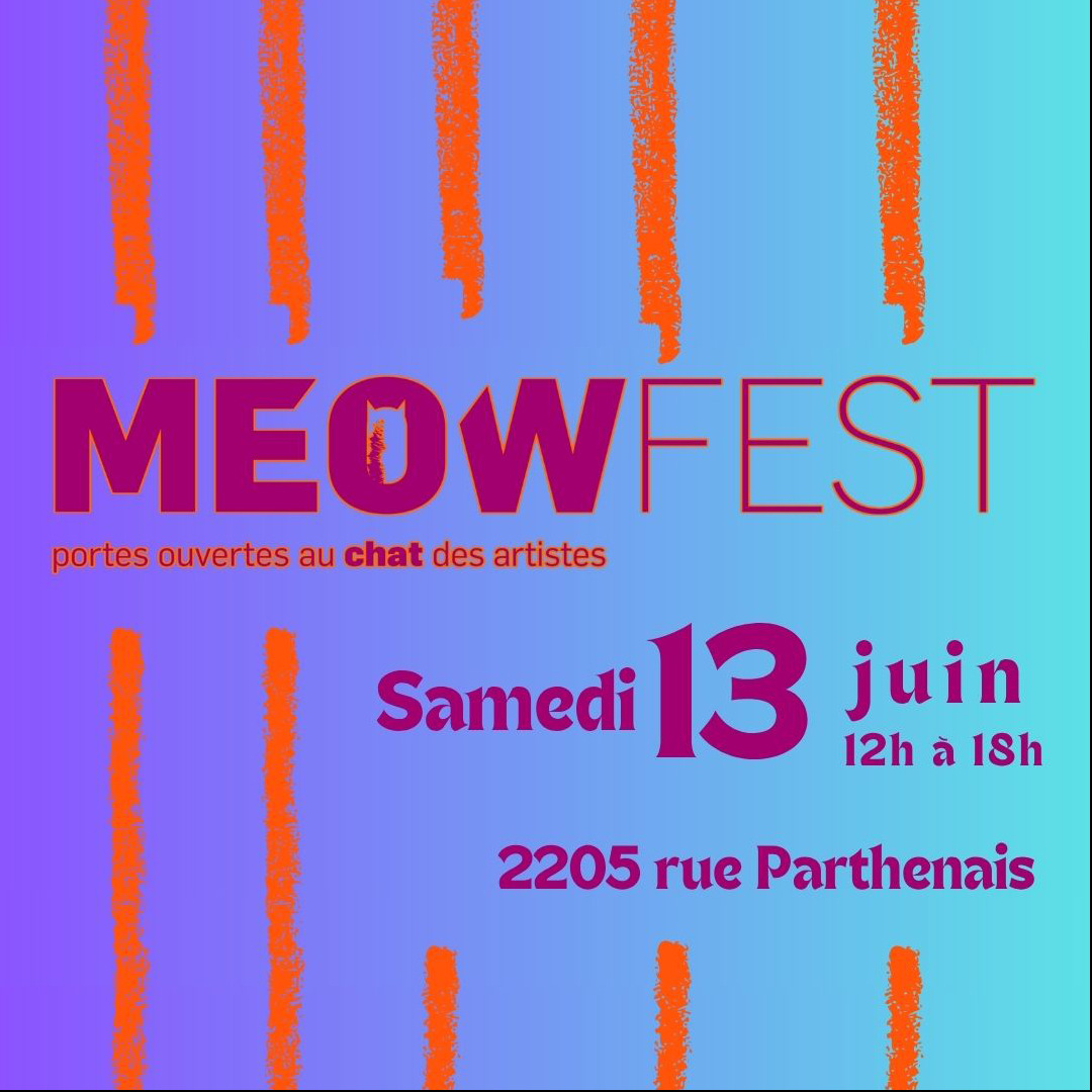 Meow Fest 2026 Portes ouvertes au Chat des Artistes