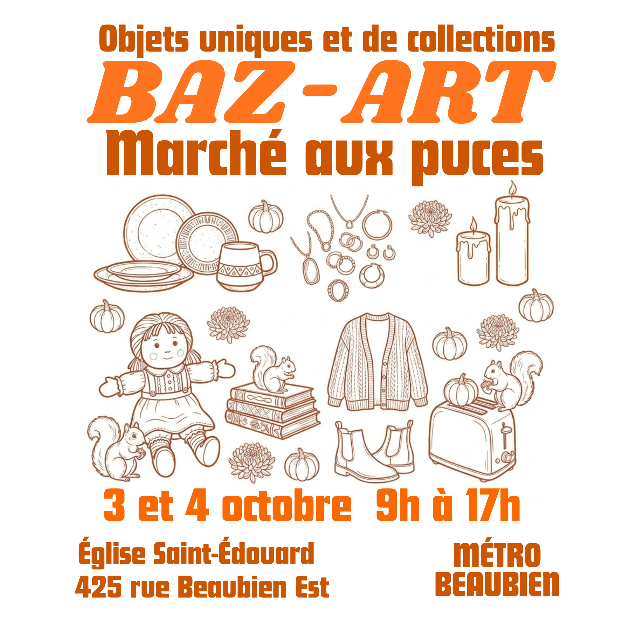 Marché aux puces BAZ-ART Rosemont - La Petite-Patrie