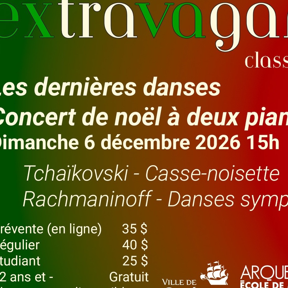 Les dernières danses - Concert de Noël à deux pianos