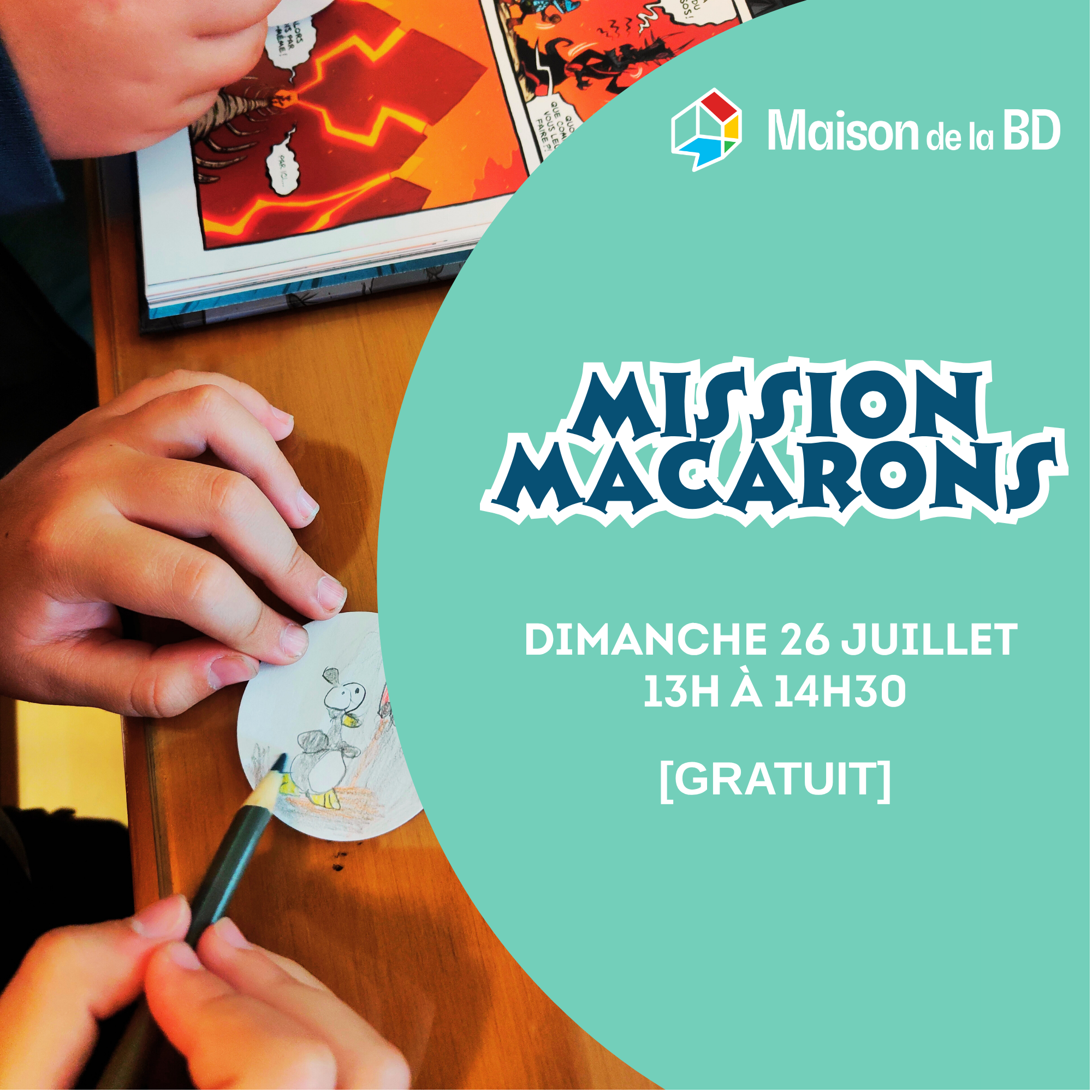 Atelier de confection de macarons