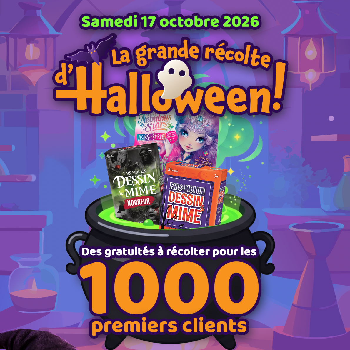 La grande récolte d'Halloween