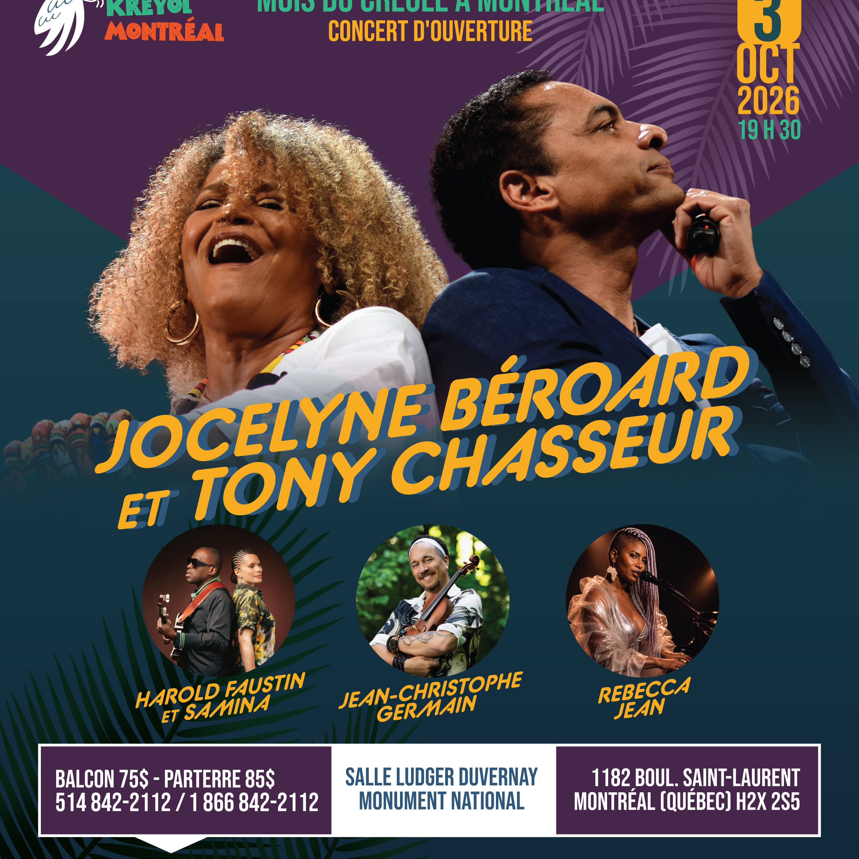 Jocelyne Béroard et Tony Chasseur | Légendes créoles