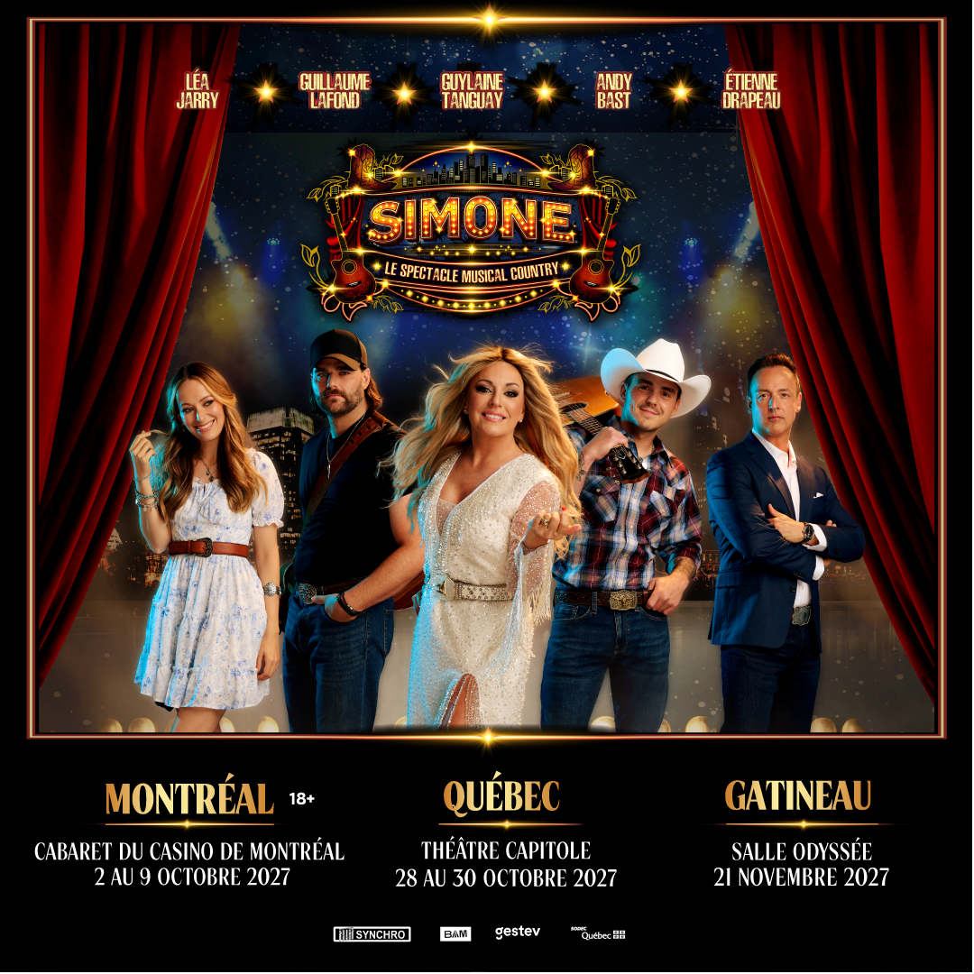 Simone, Le Spectacle Musical Country à Gatineau