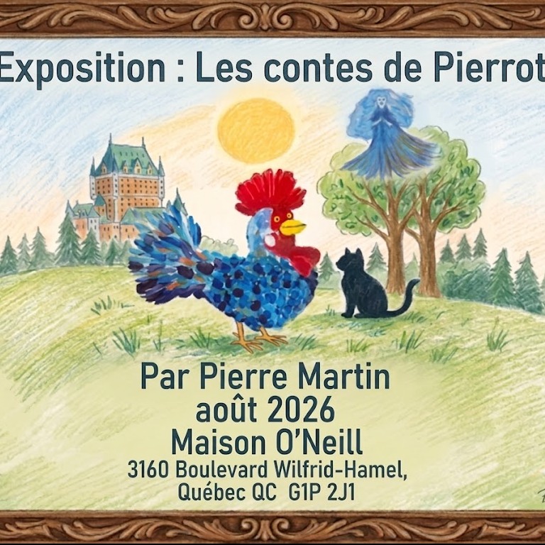 Exposition Août 2026 - Pierre Martin - Les contes de Pierrot