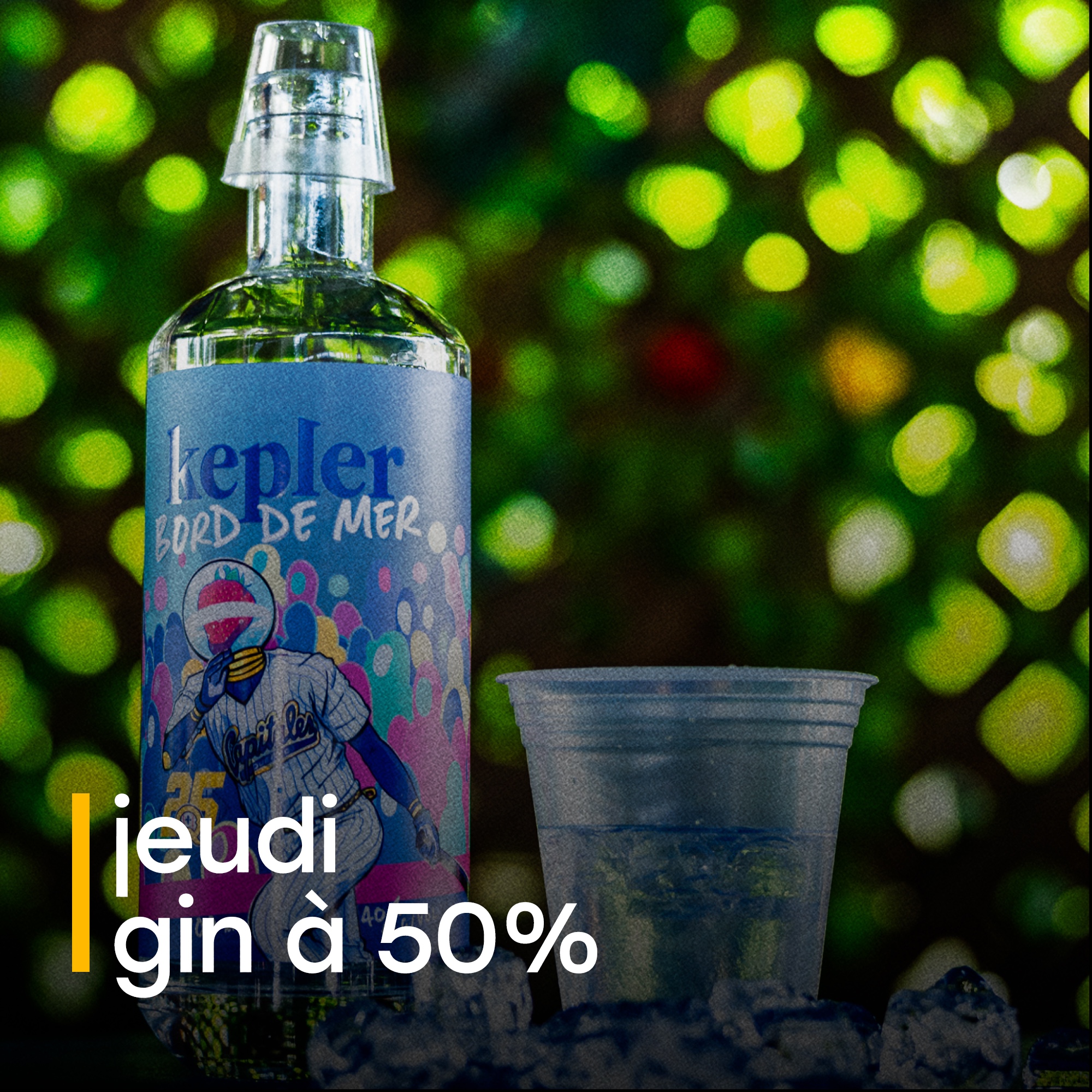Jeudi, gin à 50% - Les Capitales de Québec