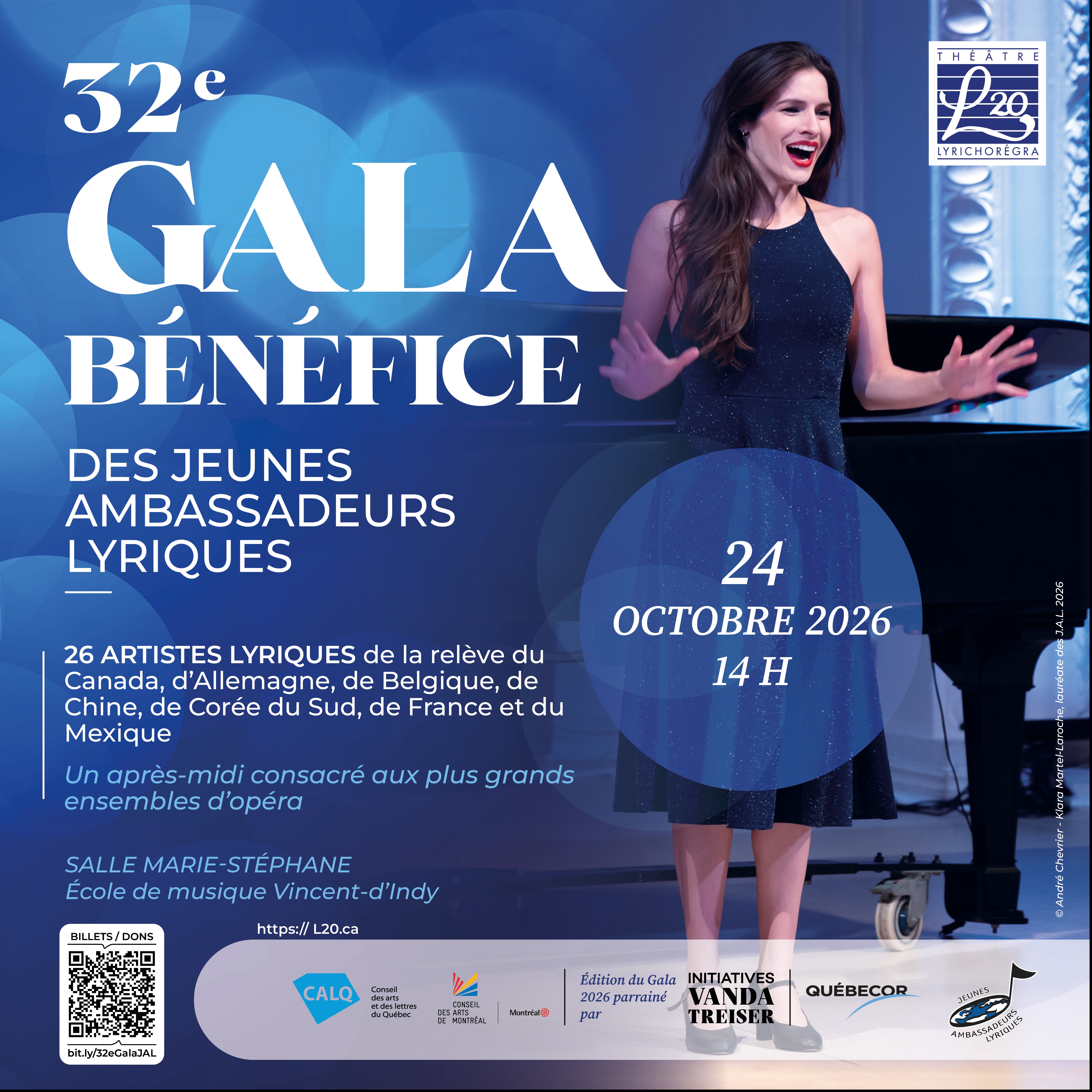 32e Gala d'opéra bénéfice des Jeunes ambassadeurs lyriques