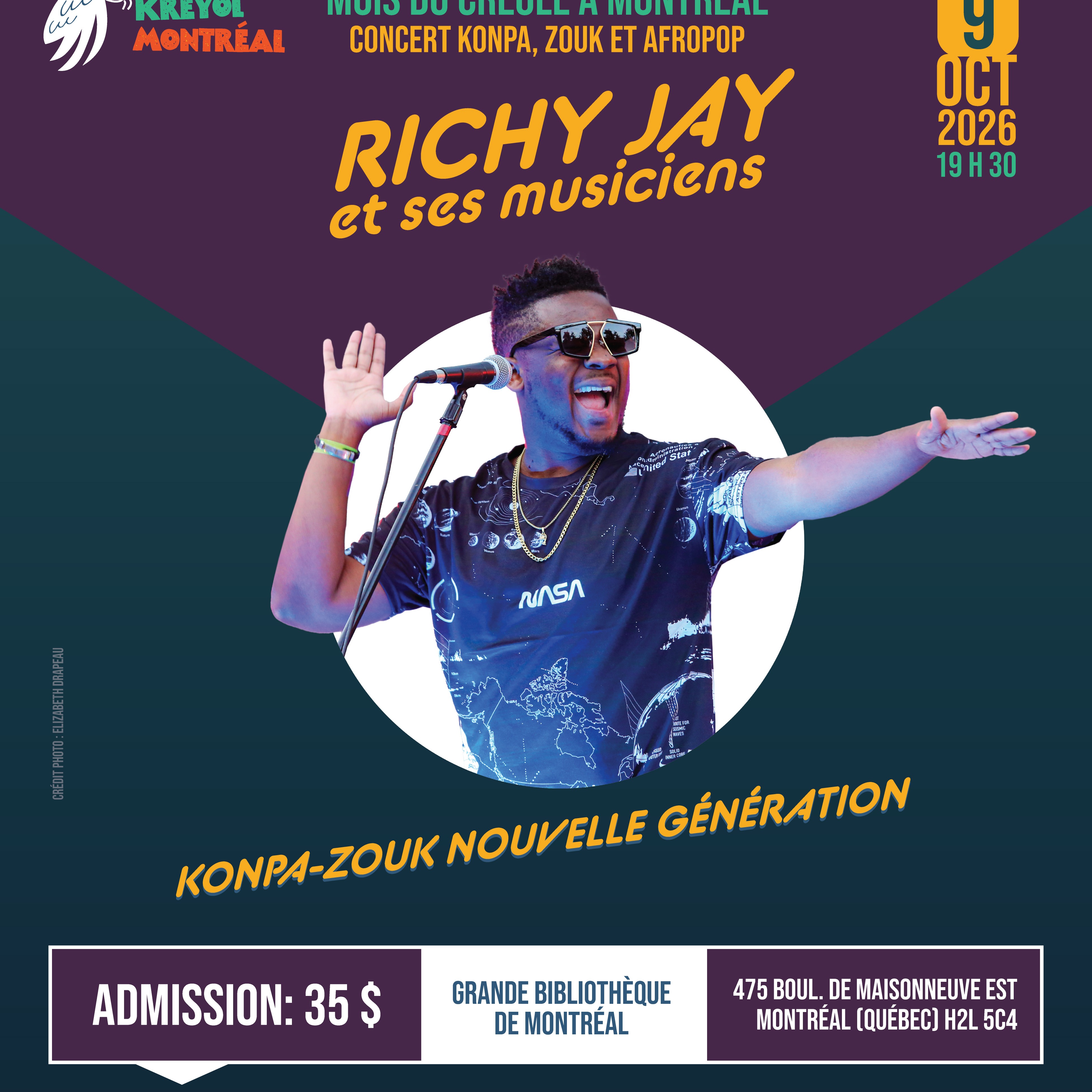 Kepkaa présente
RICHY JAY et ses musiciens