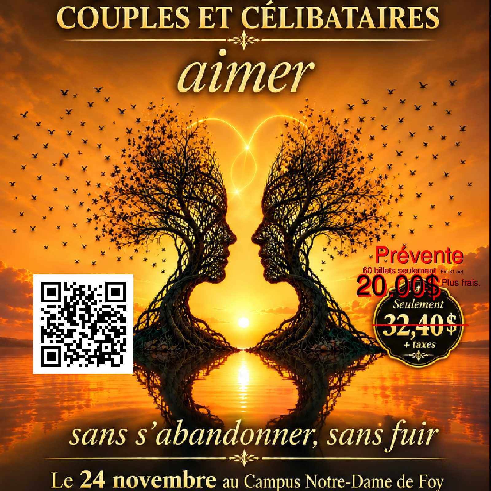Conférence Aimer sans s'abandonner, sans fuir.