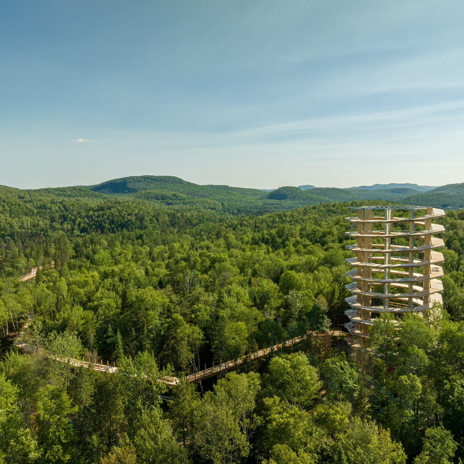 Sentier des cimes Laurentides