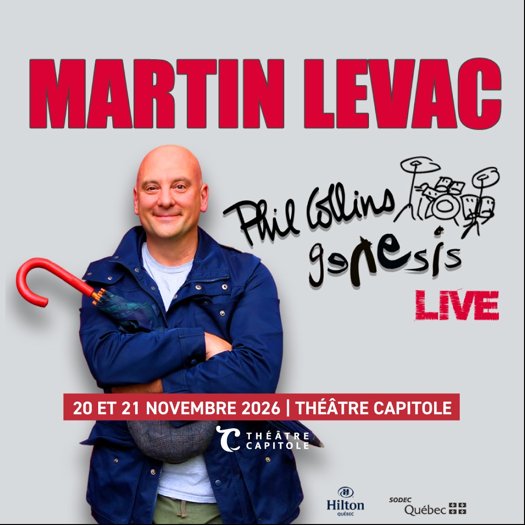 MARTIN LEVAC dans l'univers de Phil Collins & Genesis