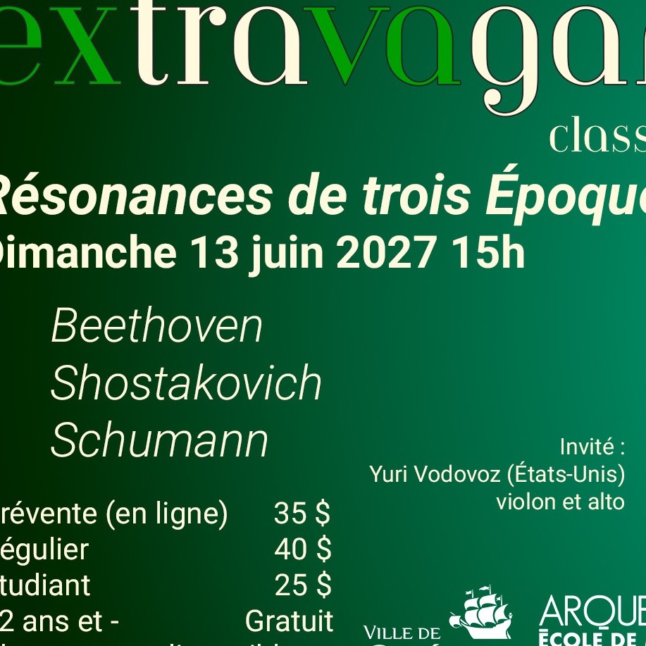 Résonances de trois époques